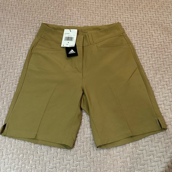 Adidas 7” Khaki Golf Shorts - Picture 1 of 3